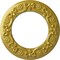 Ekena Millwork Ribbon with Bow Ceiling Medallion (Canopies up to 7 1/2"), 12 1/4"OD x 7 1/2"ID x 7/8"P, Rich Gold CM12RIRGS - alternate 1